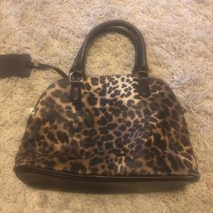 Leopard print purse